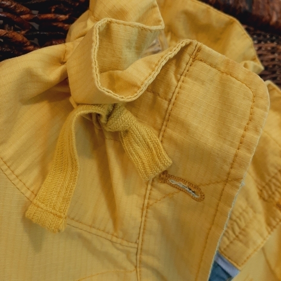 Anthropologie Daughters Of The Liberation Funnel Neck Utility Jacket 0 Ruffles - Picture 8 of 10